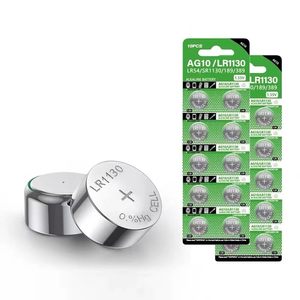 
LR1130 button battery AG10 toy watch calculation anti-theft device ear hearing aid flashlight desk calendar battery