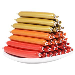 Dog ham Sausage Mask, Teddy Cat Calcium Calcium Calcium Small Dog Selsted Sausage Box, Stiring Dog Food Pet Snacks