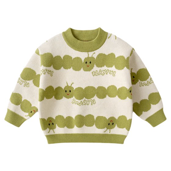 
Dudujia boys' sweaters spring girls children's long-sleeved tops sweaters children's clothes baby spring sweaters