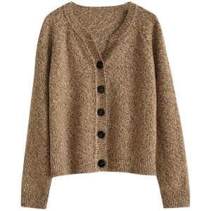 
Double-strand 26 thick style women's full wool floral sweater cardigan knitted short jacket autumn and winter women's clothing