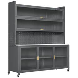 [Extra thick and wide slate microwave oven storage rack]