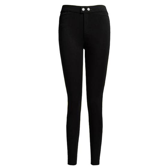 
Wearing small black pants kitten magic pants for women in winter, high waist, velvet women's boots, leggings for women in autumn and winter pencils for small feet