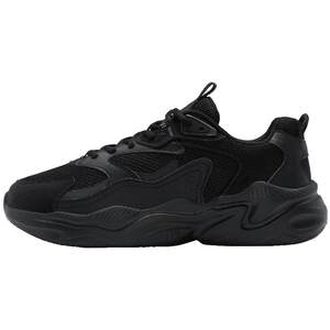 
Xtep Black Warrior Men's Shoes 2026 Summer New Black Commuting Sports Shoes Official Authentic Lightweight Running Shoes