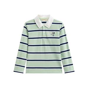 
TeenieWeenie Kids Bear children's clothing 26 spring new boys college striped polo collar long-sleeved cotton T-shirt