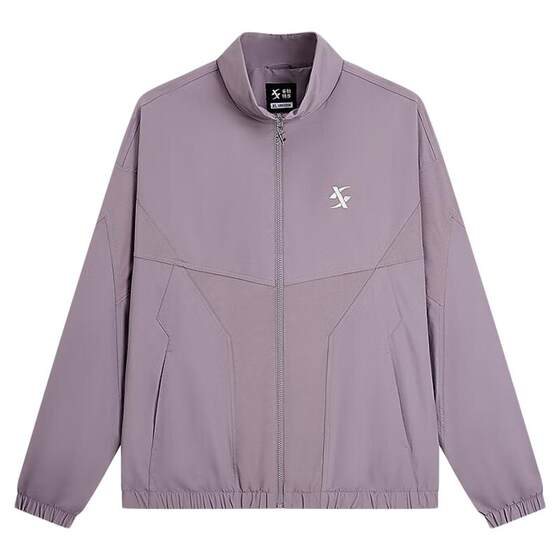 Xtep new woven thin coat for men 2025 spring stand collar casual fashion coat for men 975129150495
