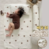Кроватка, хлопковая простыня, детский стеганый матрас для новорожденных для приставной кровати