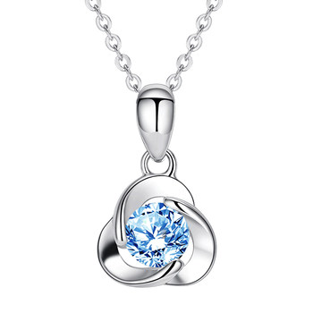 
Necklace for women's sterling silver light luxury niche gift for girlfriend