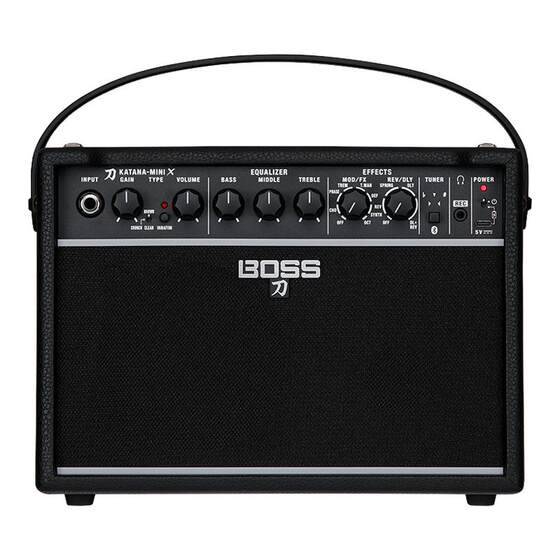 
BOSS Bluetooth Katana KTN-MINI X electric guitar electric bass electric box piano speaker
