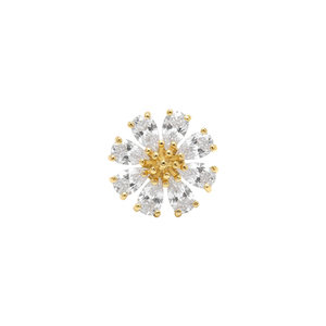 
Golden Daisy Brooch Women's 2025 Autumn and Winter New High-end Luxurious Coat with Pin Light Luxury and High-end Accessories