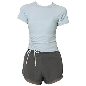 Swimsuits for women split adult new popular style conservative slimming belly-covering sports swimming pool special quick-drying swimsuit for women
