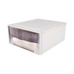 Qianyu large single transparent drawer storage box