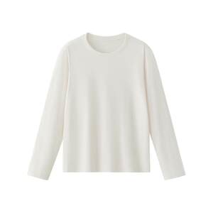 
Banana cotton cotton 301Sleep men's and women's pajamas 5A antibacterial cotton mo round neck long sleeve T-shirt new home clothing