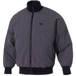 
adidas Adidas clover men's sports stand collar short cotton bomber jacket sharp JW0980