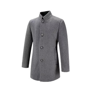 High -end ~ HL35168 Sea Series Men's Stand -collar Mao Collar Business Leisure Mid -length down hair coat in winter
