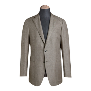 
GORNIA/Gronia commuter suit imported from Italy fabric mulberry silk wool blended men's jacket