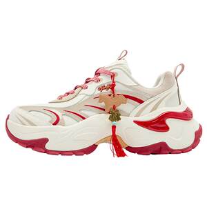 Chinese Jordan sports warm cotton jacket in winter red daily wealth new year men's spliced baseball jacket