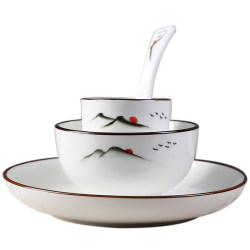Yongbang hotel tableware set dishes Chinese style