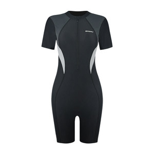 
2025 new professional swimsuit for women one-piece large size fat mm racing five-point pants swimming pool special study swimsuit