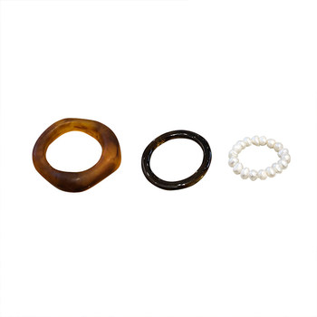 Resin index finger ring for women niche design