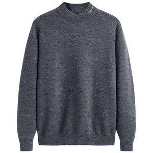 
Peacebird men's casual sweater half turtleneck cardigan trendy casual machine wash knitted slim sweater men