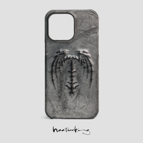 Dark Gothic Winged Creature Pro/Plus/Max/Air – 17, 16, 15, 14, 13 iPhone Case