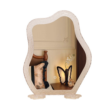 
Mirror cosmetic mirror desktop smart led with light girls bedroom room internet celebrity cream style dressing table