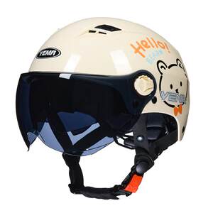 Mustang 3C certified electric motorcycle helmet men and women in summer half helmets new national standard four seasons battery car hard hat