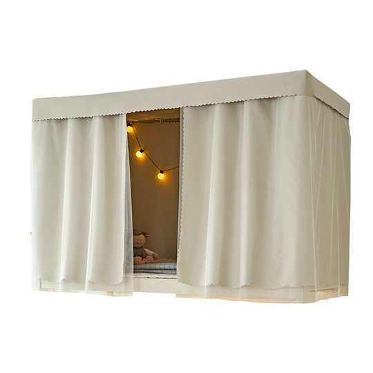 Treer Bedgordijn voor stapelbed, stofdicht, ondoorzichtig, mezzanine, voor studentenkamer, privacy, bedgordijn, schaduwgordijn (universele deken, maan