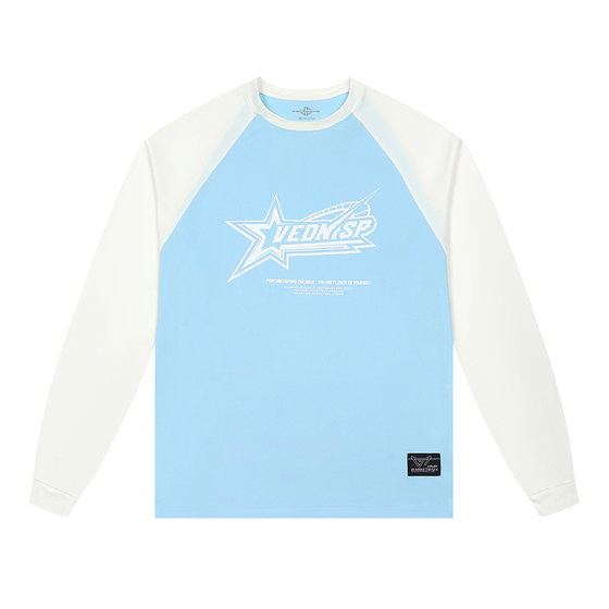 
Weidong long-sleeved star yue shooting suit T-shirt men's American basketball training suit sports running top breathable mesh trend V