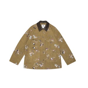 
Distressed Dirty Dyed Denim Fabric Semicircle Women's Clothing [Retro] 2026 Spring Loose Casual Work Wear Pocket Jacket Women