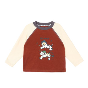 
Little O Dad Baby Boy Baby Long Sleeve T-Shirt 2026 New Baby Cotton Class A Brushed Bottoming Shirt