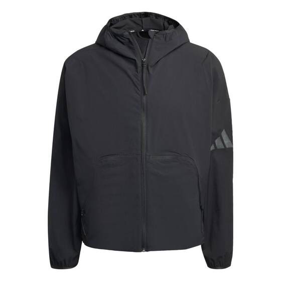 
Water-repellent and windproof loose and comfortable casual hooded jacket for men adidas adidas light sports