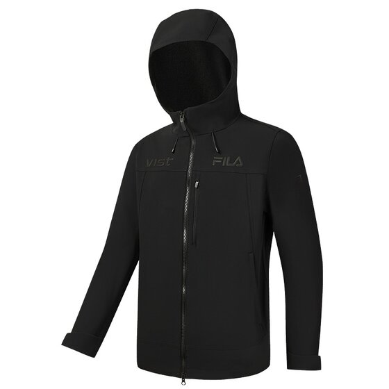 
FILA official men's woven jacket 26 spring new urban light outdoor sports simple hooded water-repellent top