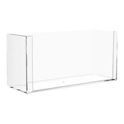 Mirror cabinet storage box bathroom transparent cosmetic storage rack
