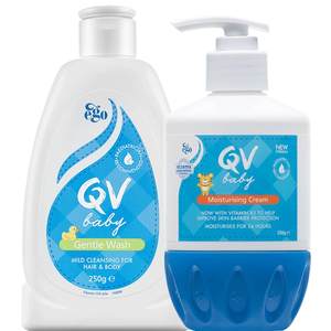 
[Moisturizing and bathing combination] Ego QV Australian Tiger Cream Body Lotion Two-in-One Baby Bath Shampoo