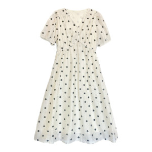 
Cat List [Thames Romance] Nana’s pregnancy outfit, maternity dress, summer style polka-dot long skirt