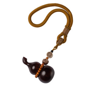 
Ping An Fulu gourd sandalwood car pendant zodiac dragon snake horse sheep natal car pendant car pendant for men and women