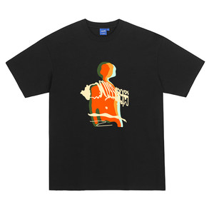 Shan Xiaochuan heavy short-sleeved T-shirt men's summer pure cotton clothes high street American fashion brand couple boys' half-sleeved shirt