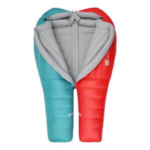 High Rock/Tianshi velvet sleeping bag outdoor camping equipment cold-proof mummy down sleeping bag Aurora
