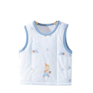 
Tongtai newborn baby vest in spring and autumn wears thin cotton style for men and women baby vest casual pure cotton shoulder