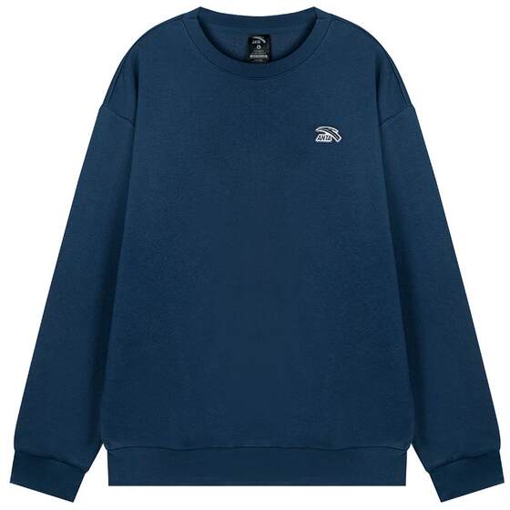 
ANTA sweatshirt men's spring and autumn velvet long-sleeved T-shirt 2026 new solid color inner bottoming shirt loose top
