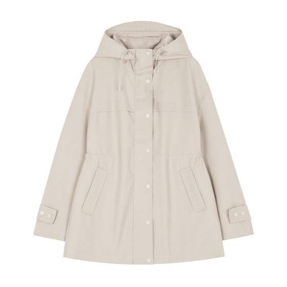 IHIMI Haimi spring and autumn popular hooded 2026 spring new windbreaker jacket women's waist short casual spring wear