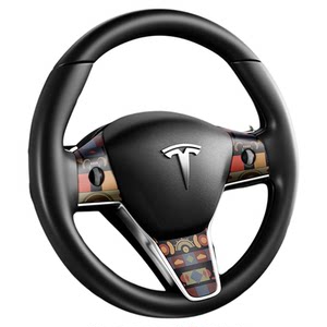 
Doctor of Automobile is suitable for Tesla steering wheel film modelly/3 renewal version interior supplies modified paper accessories