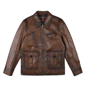 
[Oil wax cowhide leather] Raidy Boer/Rediboer 2025 Qiu Lao Qianfeng men's leather jacket 2541