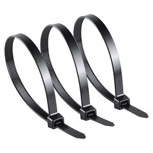 National standard nylon cable ties, self-locking plastic buckles, strong fixed straps, thickened cable ties, aging resistant 100 pieces
