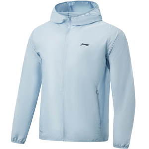
Li Ning 2026 Summer Men's Thin Water-Repellent Sun Protection Ice-Feeling Comfortable Moisture-wicking Sports Windbreaker AFDW475