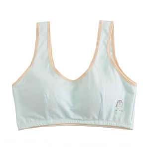 Girls' bra, underwear, small tank top, middle and high school students, developmental period bra, thin and pure cotton, comfortable without steel rings