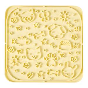 
Mango Mango pet cat dog silicone slow food mat can licking plate slow food bowl licking bowl prevents overturning