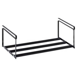 Household shoe cabinet storage artifact space-saving layered partition cabinet retractable shoe rack under-hanging hanging storage rack