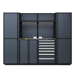 Auto repair workstation, multifunctional repair workbench, can be equipped with bench vise, bicycle and motorcycle combination storage tool cabinet